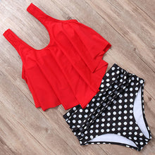 Load image into Gallery viewer, RUUHEE Bikini 2019 Swimwear Women High Waist Tankini Bikini Set