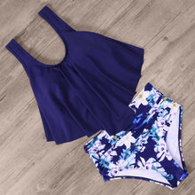 Load image into Gallery viewer, RUUHEE Bikini 2019 Swimwear Women High Waist Tankini Bikini Set
