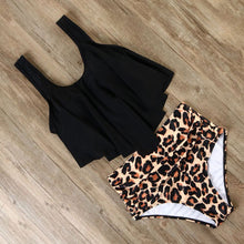 Load image into Gallery viewer, RUUHEE Bikini 2019 Swimwear Women High Waist Tankini Bikini Set