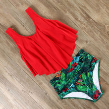 Load image into Gallery viewer, RUUHEE Bikini 2019 Swimwear Women High Waist Tankini Bikini Set