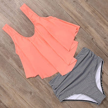 Load image into Gallery viewer, RUUHEE Bikini 2019 Swimwear Women High Waist Tankini Bikini Set