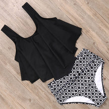 Load image into Gallery viewer, RUUHEE Bikini 2019 Swimwear Women High Waist Tankini Bikini Set
