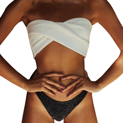 Beachwear Swimsuit High Cut Cross Bandage Micro Bikini 2019