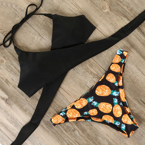 RUUHEE Bikini Set Swimsuit Swimwear redline 2019